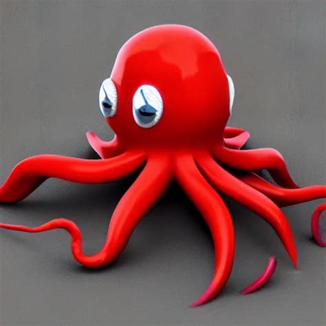 3 D Render Of An Octopus Superhero Half Human Half Stable Diffusion