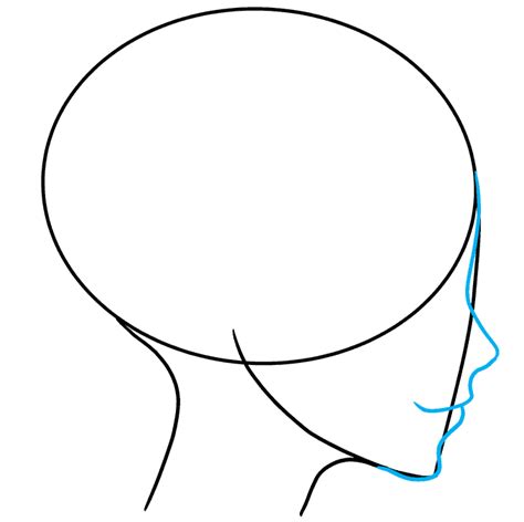 How To Draw An Anime Girl Face Side View Hilliard Beirl1968