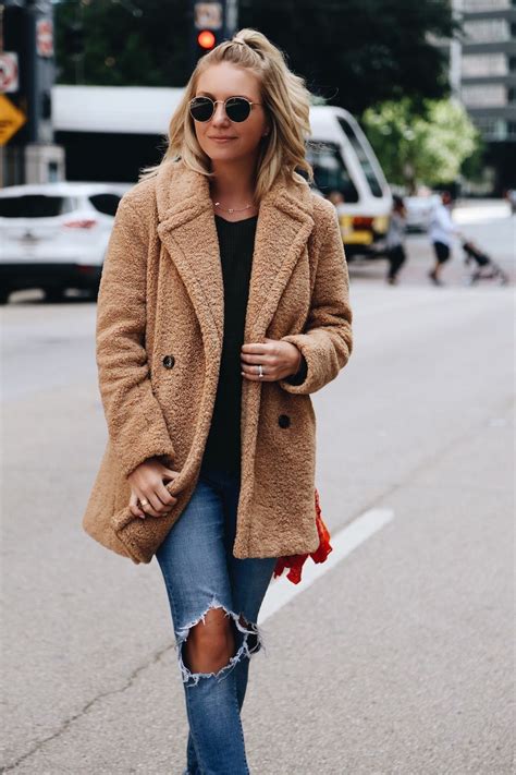 The Coziest Teddy Coat Fall Outfits Fall Fashion Outfits Preppy