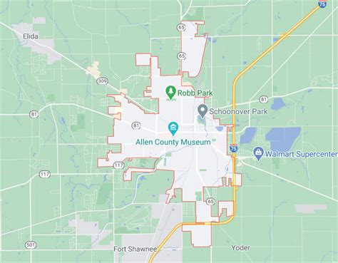 Lima Ohio Zip Code Map Map