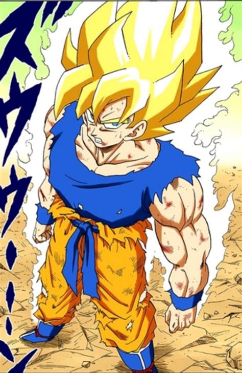 Goku Super Sayan Manga Personajes De Dragon Ball Dragones Fondo De