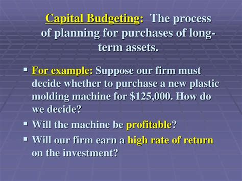 Ppt Chapter 7 Capital Budgeting Decision Criteria Powerpoint