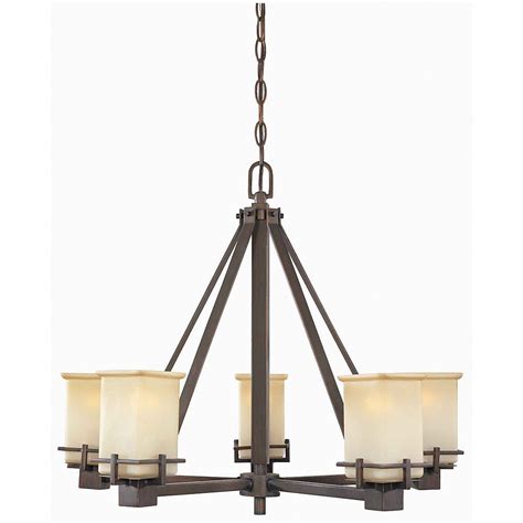 Don't be mistaken and think this has a brushed metallic look, it doesn't. Hampton Bay 5-Light Oil Brushed Bronze Chandelier | The Home Depot Canada