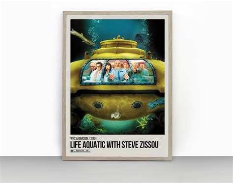 The Life Aquatic With Steve Zissou Poster Wes Anderson Bill Etsy