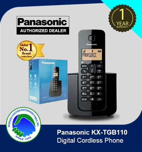 Panasonic Kx Tgb110 Digital Cordless Phone Lazada Ph