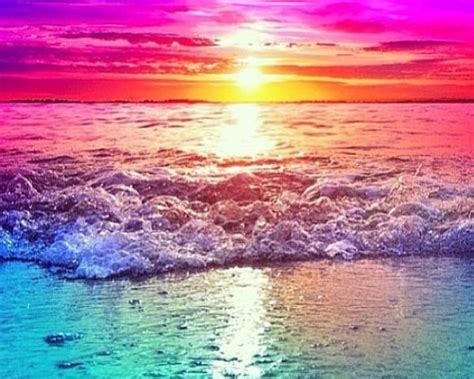 Love The Rainbow Water And Sunset S U M M E R