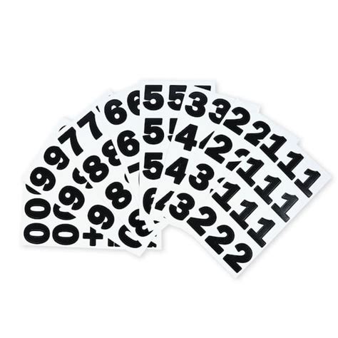 Black Number Stickers By Recollections Michaels