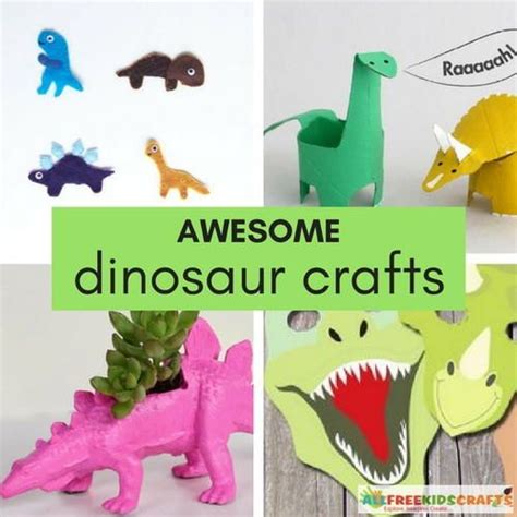 Crafts for Boys: 37 Awesome Dinosaur Crafts for Kids | Dinosaur crafts, Dinosaur crafts kids ...