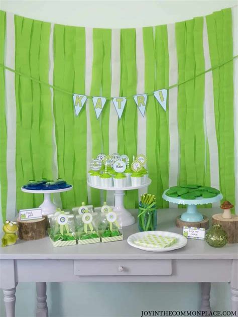 Host A Frog Themed Birthday Party Joy In The Commonplace