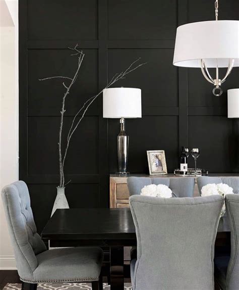 30 Black Accent Wall Dining Room Decoomo