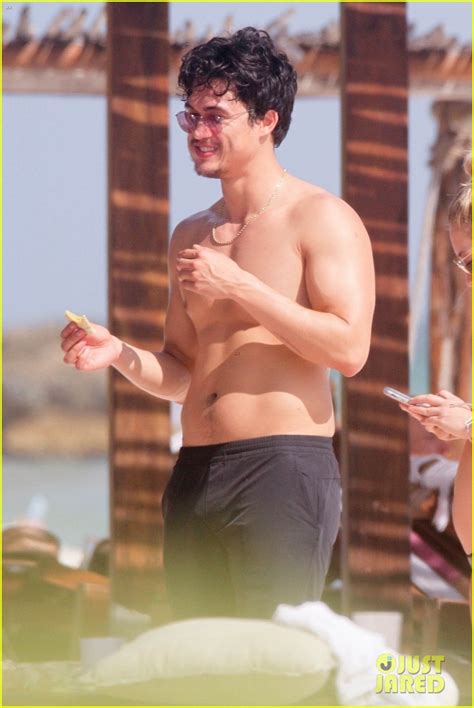 Charles Melton Shows Off Shirtless Body In Mexico Photo