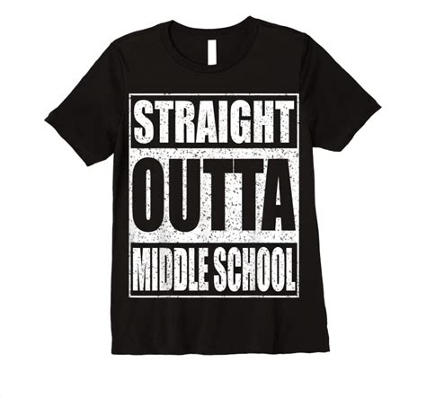 Trending Straight Outta Middle School 2022 Graduation T Shirts Teesdesign