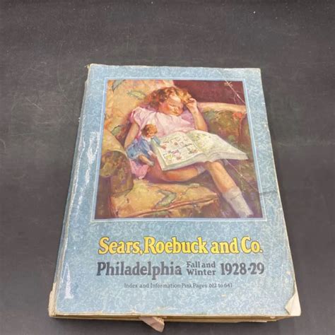 Vintage Sears Roebuck And Co Philadelphia Fall And Winter Catalog Book Picclick