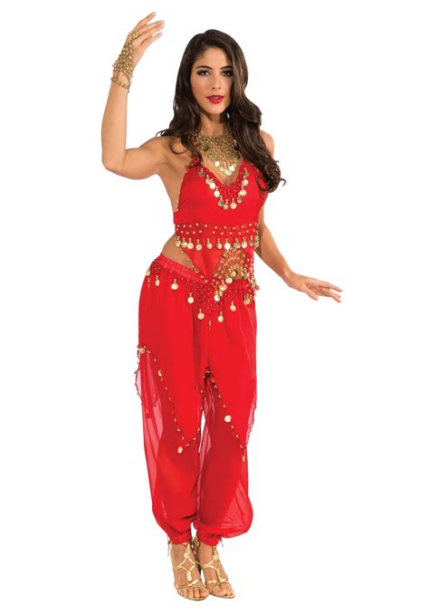 Red Belly Dancer Costume Ebay