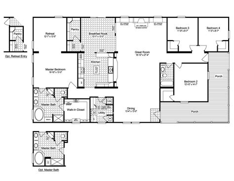 Ranch House Floor Plans Wrap Around Porch Home Plans And Blueprints