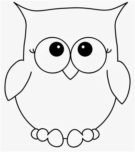 Free printable coloring pages for kids! Selimut-ku . . . . . . .: Cute Lil' Owl