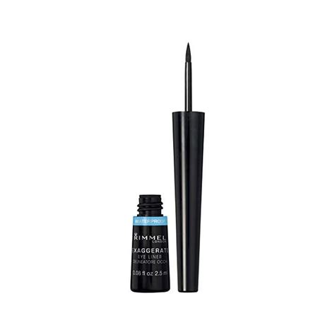 Rimmel Exaggerate Liquid Eyeliner Black 25ml Pack Of 1 Liquid