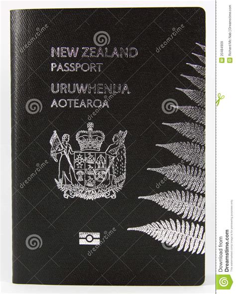 Renewing a new zealand passport from the u.s is straight forward and involves quite a simple application process. New Zealand Passport - New Style Royalty Free Stock Images ...