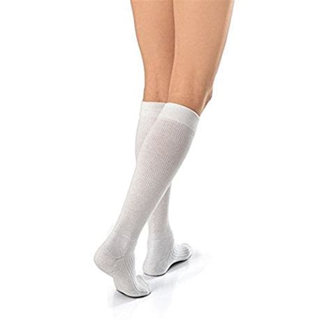 Jobst Activewear 20 30 Mmhg Knee High Compression Socks Large Cool White