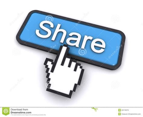 Share Button Royalty Free Stock Images - Image: 23176379