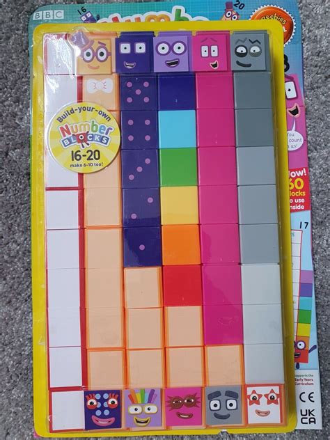 Numberblocks 16 20 Number Blocks Maths Resource Fun Adhd Autism