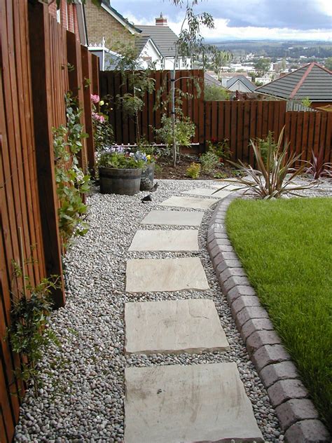 Thistlethwaite Stepping Stone Path With Beach Pebbles And A Tegula Kerb