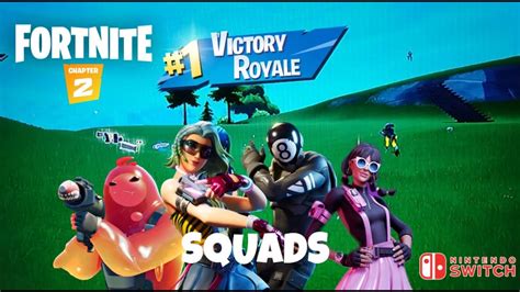 Play Fortnite First Team Squads Mode Full Gameplay Fortnite Chapter 2
