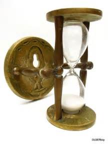 Brass Rotative Sandglass Freestanding Or Wall Mounted Hourglass