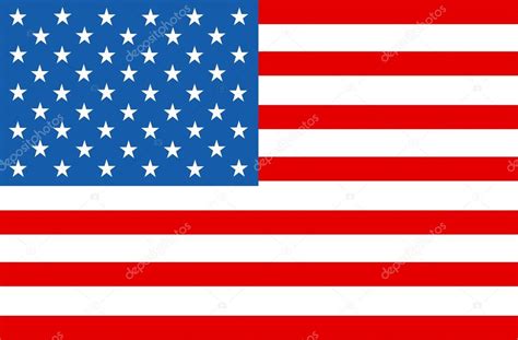 American Flag Stars And Stripes — Stock Vector © Popocorn 10625797