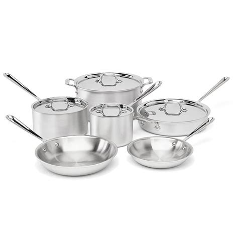 cookware master chef clad professional piece mc2 stainless steel shipped bonded ply offering tri amazon spoofee collection