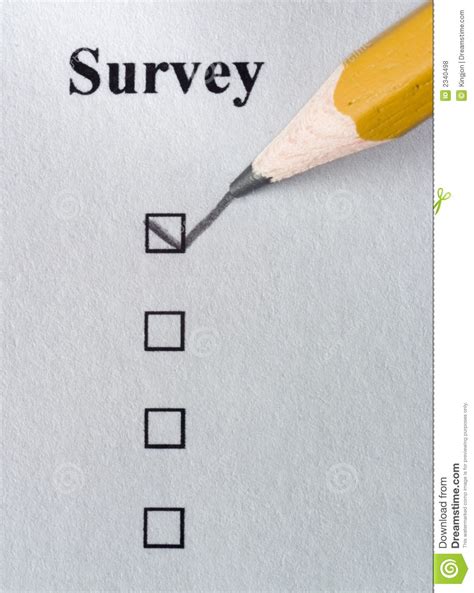 Survey Stock Photo Image Of Texture Questionnaire Pencil 2340498