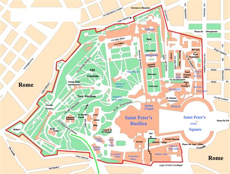 Maybe you would like to learn more about one of these? Detailed political map of Vatican city with buildings ...