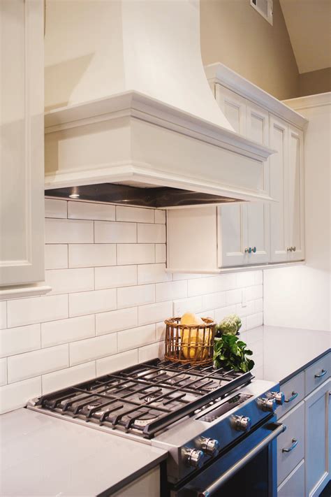 We Love The White Subway Tile With Dark Grout Chosen For This Custom