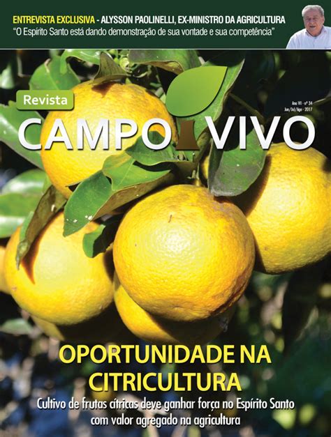 Edição 34 Da Revista Campo Vivo Já Circula No Espírito Santo E Sul Da