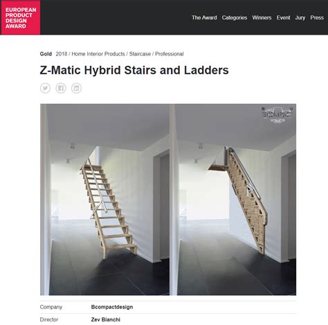 ‘bcompact Hybrid Stairs And Ladders Award Winning Patented Products