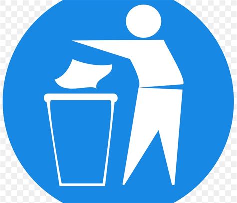 Rubbish Bins & Waste Paper Baskets Recycling Bin Clip Art Sign, PNG, 800x705px, Rubbish Bins ...