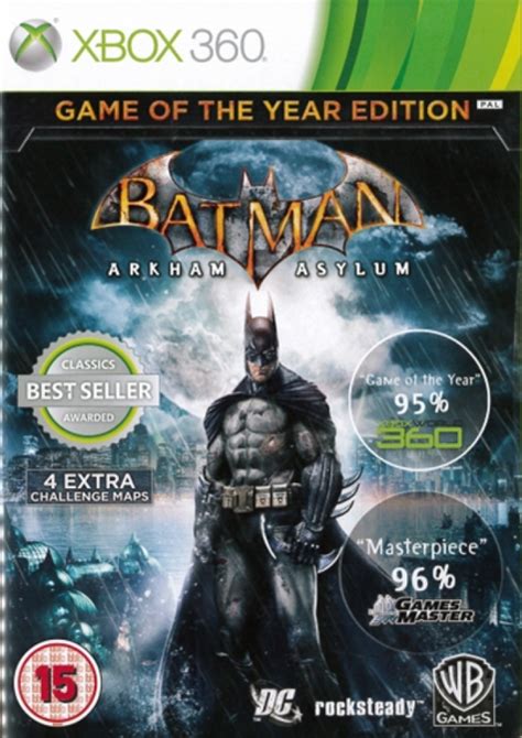 Batman Arkham Asylum Game Of The Year Edition Xbox 360