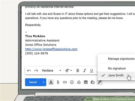 How To Write A Professional Email With Pictures Wikihow