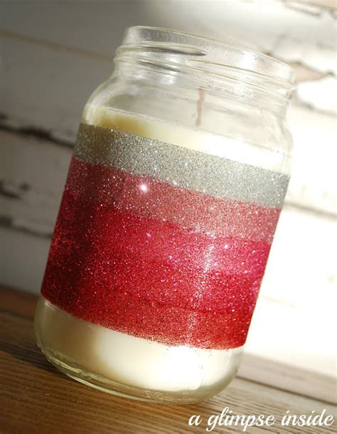 Ombre Glittered Candle Tutorial Valentines Day Ideas Diy And Crafts