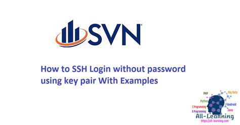 How To Ssh Login Without Password Using Key Pair With Examples Latest