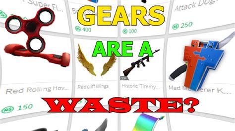 Roblox Gears Are A Waste Of Robux Youtube