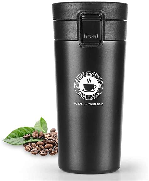 buy double wall 300ml vacuum insulated stainless steel tea coffee mug thermos flask travel mug