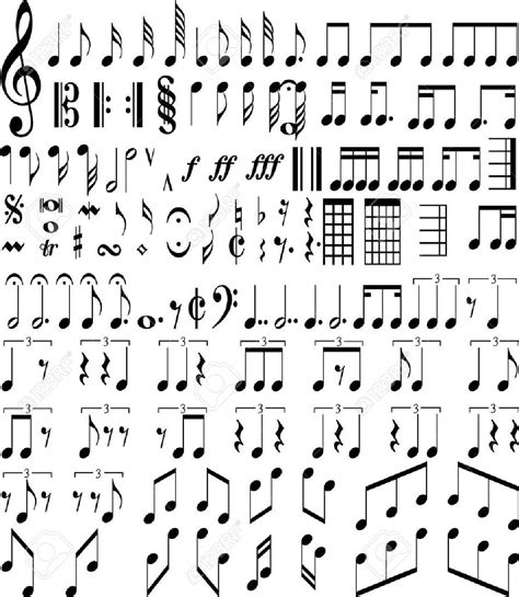 Simbolos De Musica Simbolos De La Musica