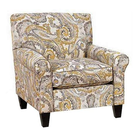 Chelsea Home Furniture Darryl Paisley Upholstered Arm Chair With
