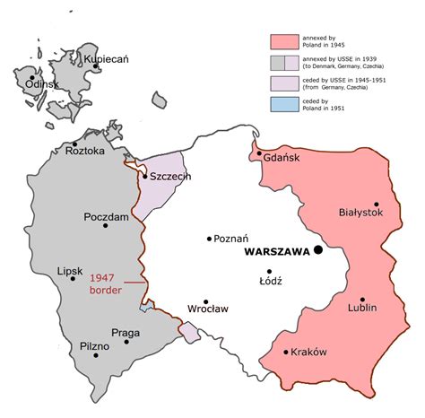 Territorial Changes Of Poland During And After World War 2 R