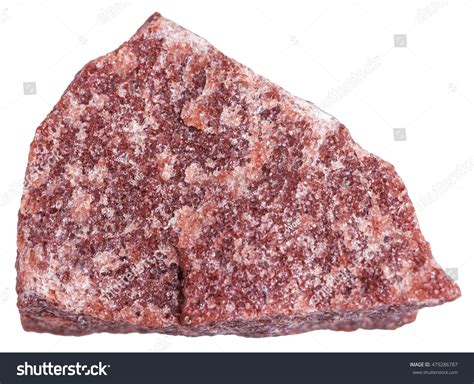 Macro Shooting Of Metamorphic Rock Specimens Red Quartzite Stone