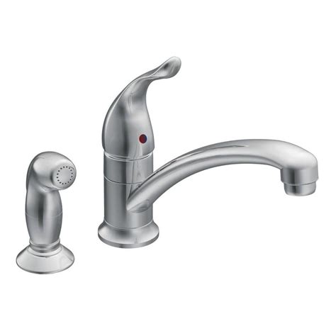 This video also shows you how you can get free replacement parts from. Moen Chateau Chrome 1-handle Deck Mount Low-arc Kitchen ...