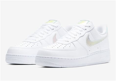 After reconstructing with crater tech, the nike air force 1 is opting for a look purely cosmetic. Nike Air Force 1 Low Pixel Iridescent CV1699-100 Release Date - SBD