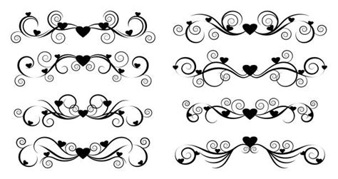 Heart Scroll Vector Stock Photos Pictures And Royalty Free Images Istock
