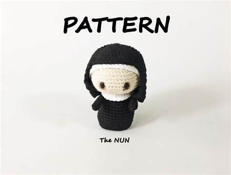 Stuffed Animals And Plushies Nun Pdf Crochet Pattern For Lefty Scary And
